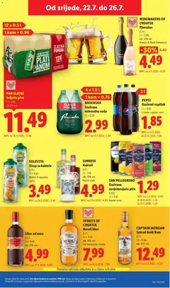 PEPSI Gazirani napitak, 2 l - Pregled kataloga iz trgovine Lidl, vrijedi od 20.07.2026 | Stranica: 61
