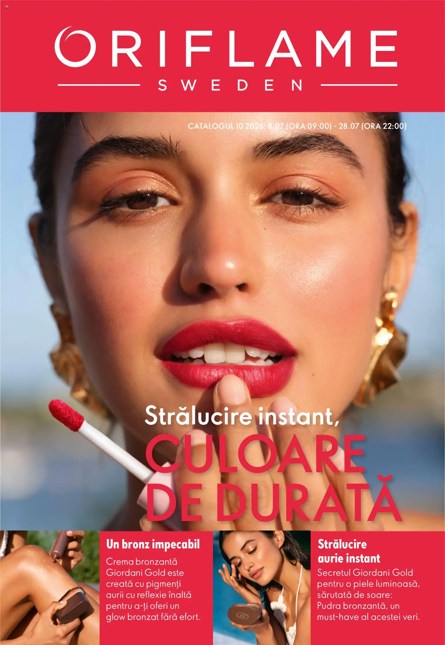 Noul catalog Oriflame – valabil de la 08.07.2026 | Pagină: 1 | Produse: Pudră, Cremă