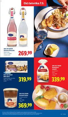 DUC DE COEUR Madeleines kolačići, Sa maslacem, 250 g - pregled Lidl kataloga - važi od 07.05.2026 | Strana: 51