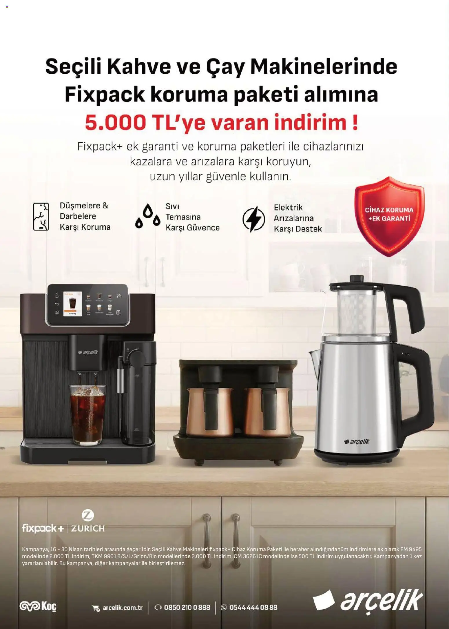 Arçelik Katalog - 16.04.2026 tarihinden itibaren geçerlidir | Sayfa: 59 | Ürünler: Kahve, Çay