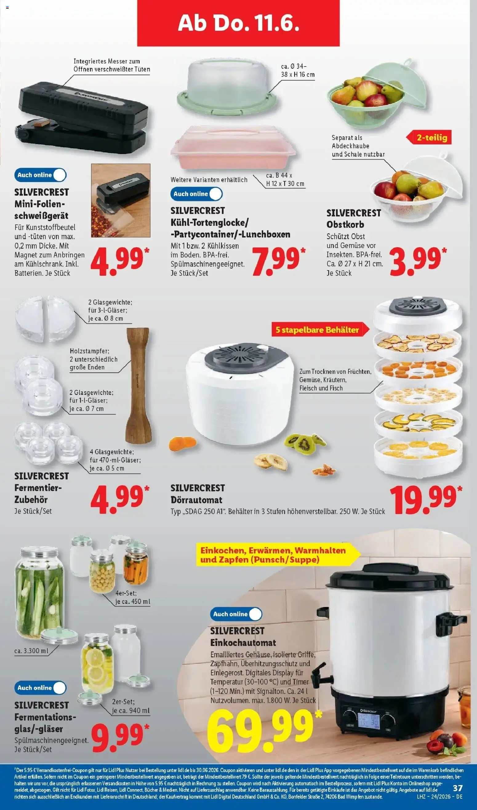 Lidl Prospekt Senftenberg – gültig ab 08.06.2026 | Seite: 59 | Produkte: Fisch, Gemüse, Obst, Fleisch