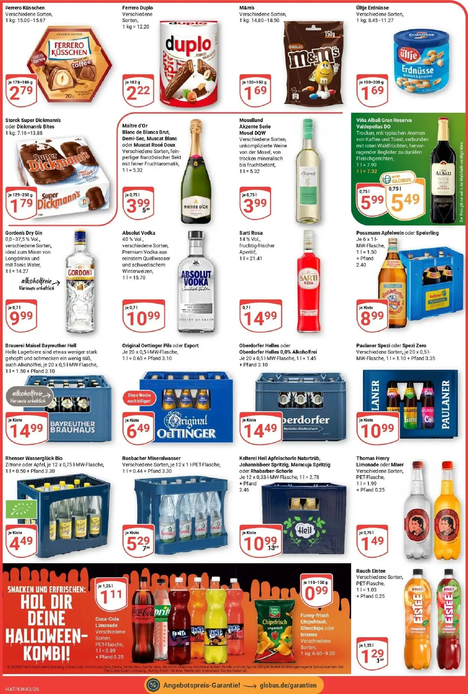 Globus Prospekt Hattersheim (ab 19.10.2026) » Angebote online | Seite: 3 | Produkte: Coca cola, Kaffee, Sekt, Gin