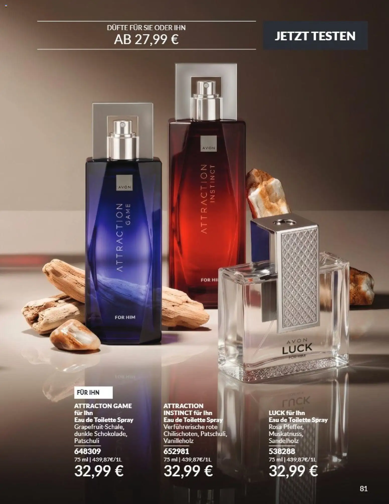 AVON Katalog September 2026 – gültig ab 01.09.2026 | Seite: 77 | Produkte: Toilette, Eau de Toilette