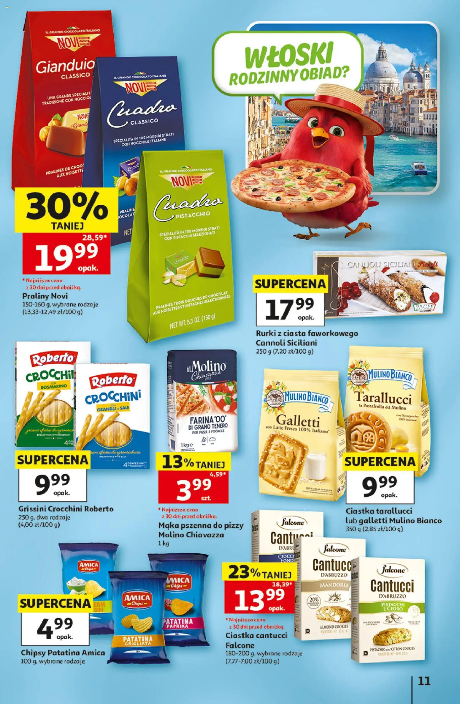 Auchan gazetka - 30 Lat Hipermarket od 07.05.2026 | Strona: 11 | Produkty: Chipsy, Praliny, Fresco, Ciastka