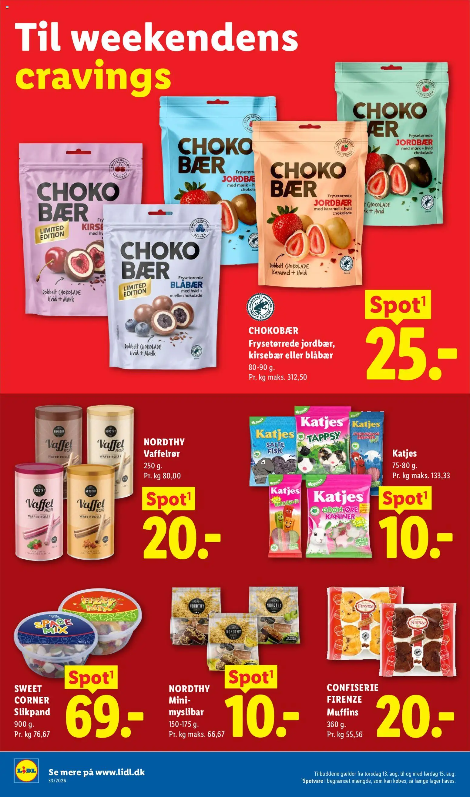 Lidl tilbudsavis – gyldig fra 09/08/2026 | Side: 37 | Produkter: Chokolade, Fisk, Kirsebær, Søm