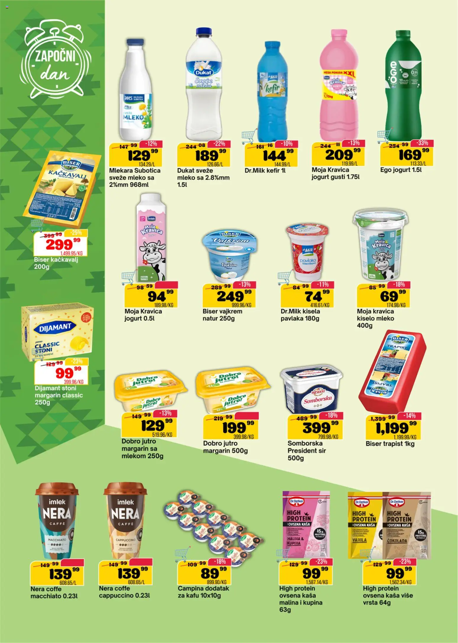 Senta Promet katalog - važi od 26.08.2026 | Strana: 4 | Proizvode: Kefir, Vanila, Sir, Kačkavalj
