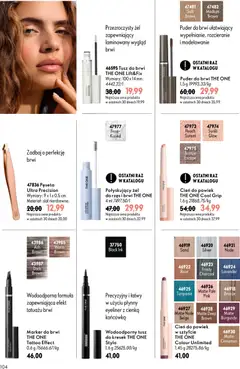 Pogląd oferty "Oriflame Katalog 13 2026" - ważna od 09.09.2026 | Strona: 104 | Produkty: Puder, Eyeliner