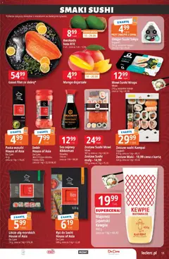 Pogląd oferty "E.Leclerc gazetka" - ważna od 16.06.2026 | Strona: 11 | Produkty: Karta, Sos sojowy, Majonez, Sos