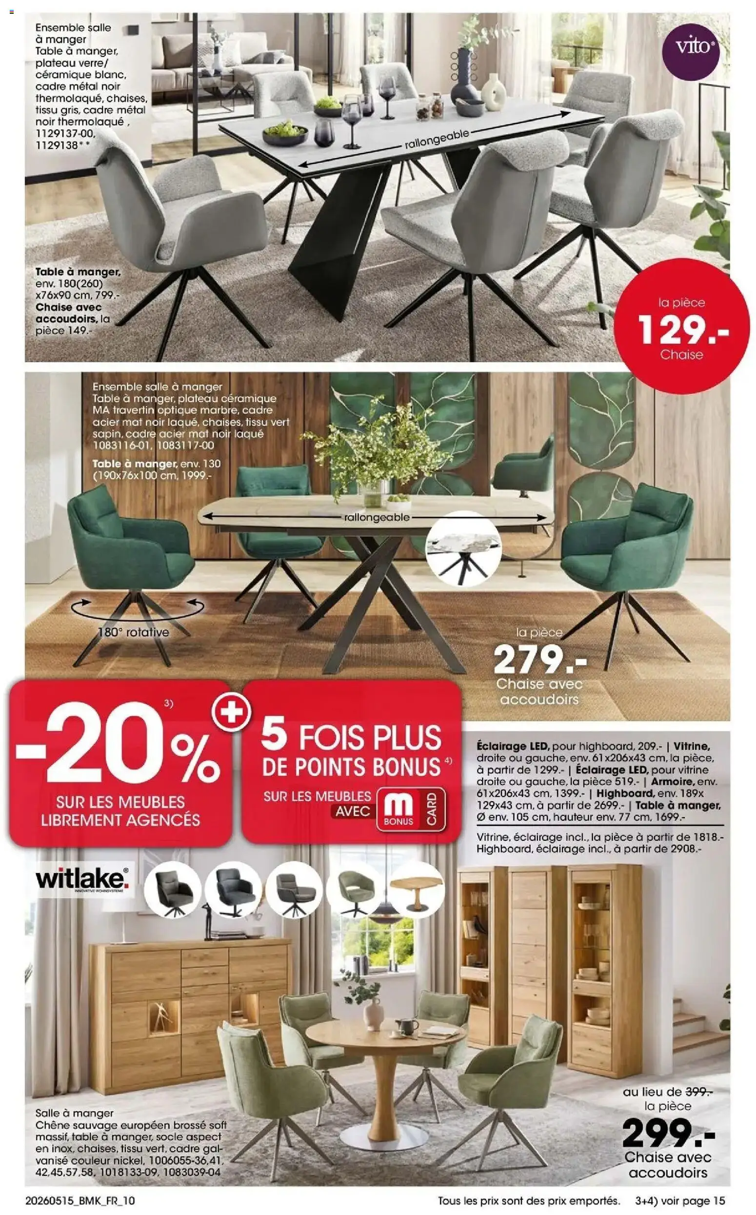 {H1} | Page: 10 | Produits: Vitrine, Plateau, Brosse, Laque