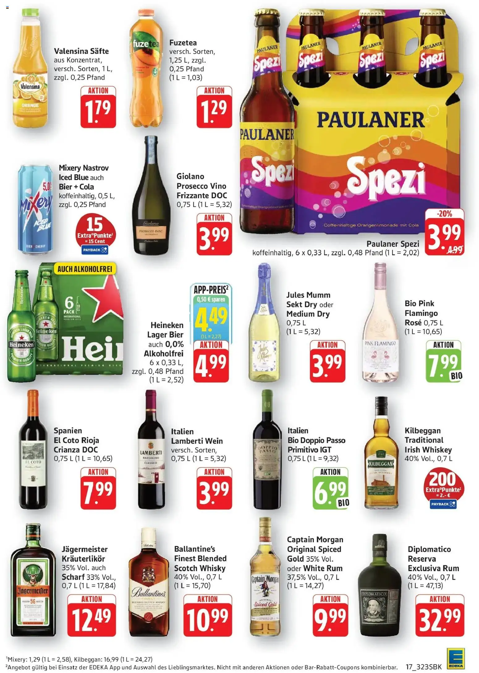 Edeka Prospekt Bad Bergzabern (ab 05.10.2026) » Angebote Online | Seite: 19 | Produkte: Heineken, Jägermeister, Captain morgan, Whiskey