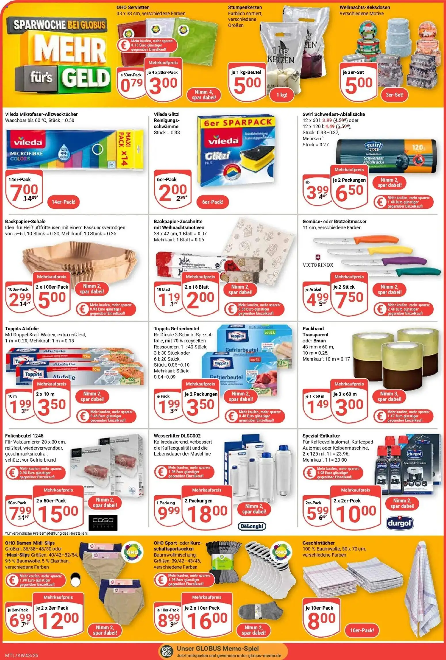 Globus Prospekt Maintal-Dörnigheim (ab 19.10.2026) » Angebote online | Seite: 27 | Produkte: Schwämme, Gemüse