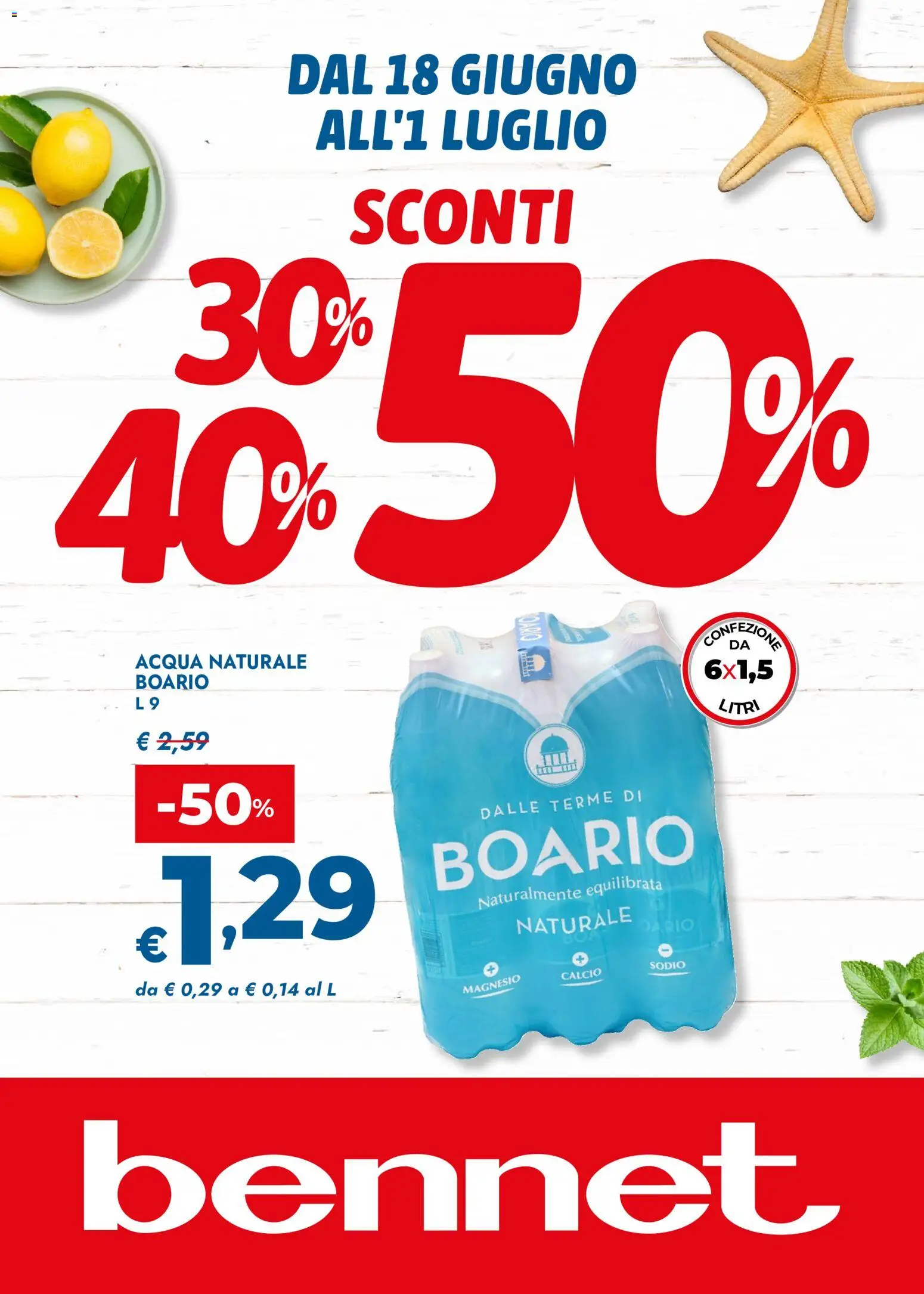 Volantino bennet del 18.06.2026 | Pagina: 1