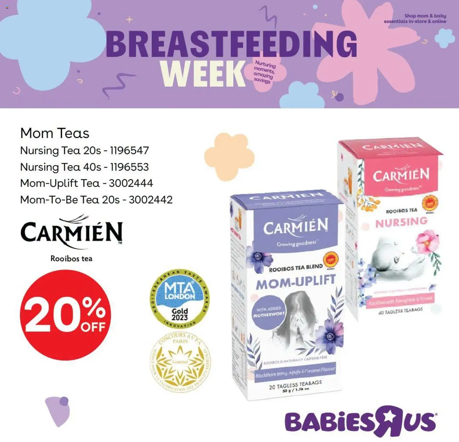 New Babies R Us catalogue – valid from 01/08/2026 | Page: 10 | Products: Tea, Caramel