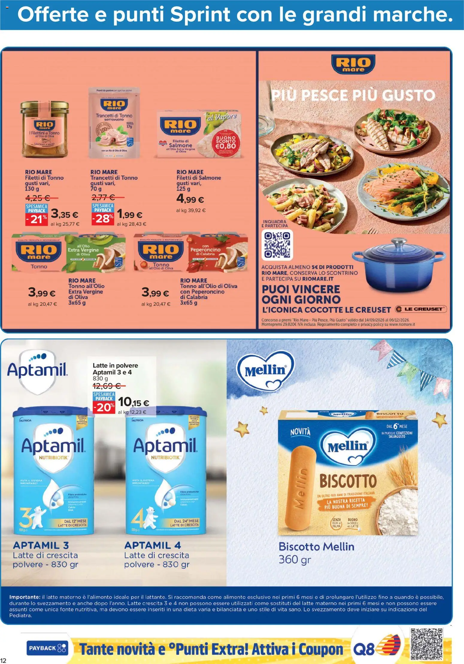 Volantino Carrefour del 23/10/2026 | Pagina: 14 | Prodotti: Salmone, Filetto di salmone, Latte in polvere, Olio di Oliva