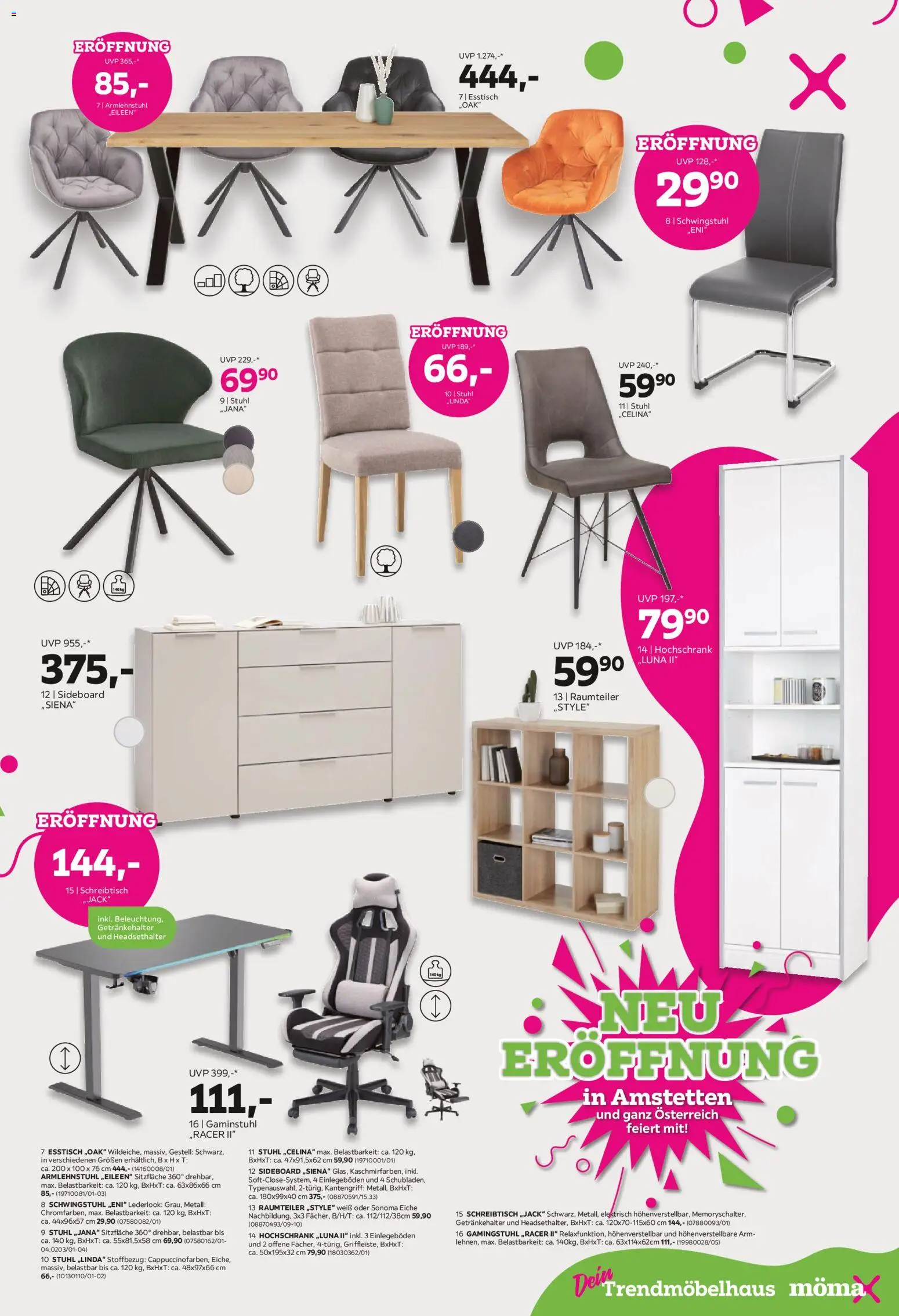 Mömax Prospekt aktuell gültig ab 09.06.2026 | Seite: 5 | Produkte: Stuhl