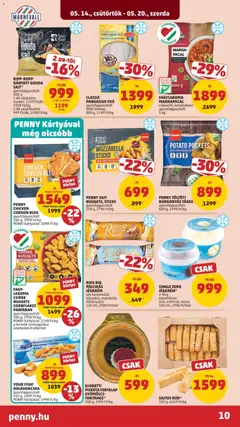 FAGY-LAKOMA CSIRKE NUGGETS CORNFLAKES PANÍRBAN, gyorsfagyasztott 500 g - amely érvényes a következő dátumtól: 14.05.2026 | Oldal: 14