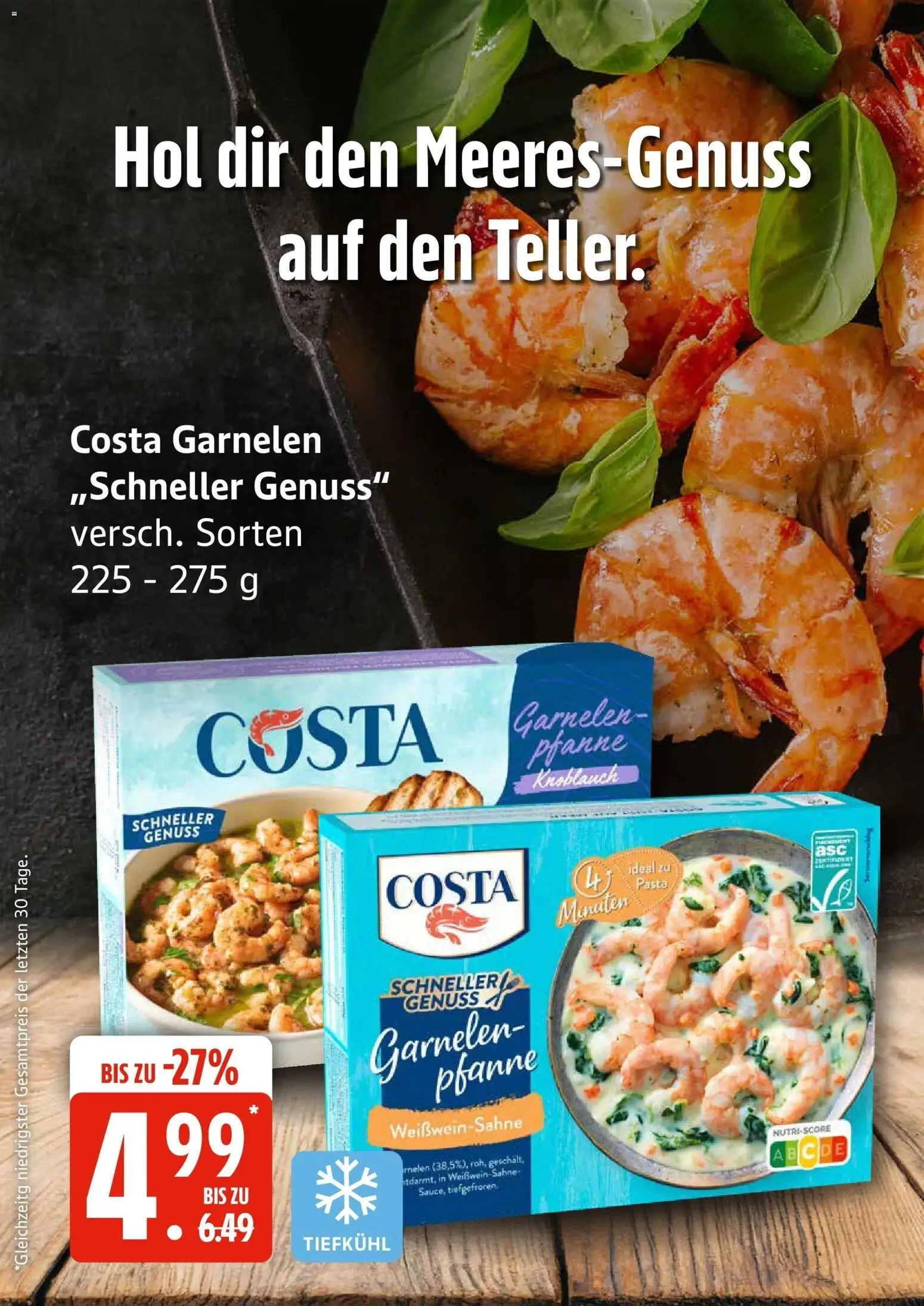 Edeka Prospekt Ratzeburg (ab 10.08.2026) » Angebote Online | Seite: 12 | Produkte: Garnelen, Knoblauch, Pasta