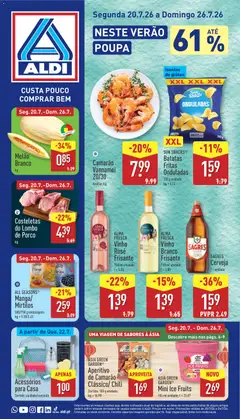 Pré-visualização Aldi folheto válido de 20/07/2026