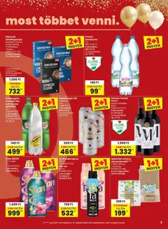 Spar akciós újság - amely érvényes a következő dátumtól: 2026.09.17. | Oldal: 3 | Termékek: Üdítőital, Száraz vörösbor, FA, Sör