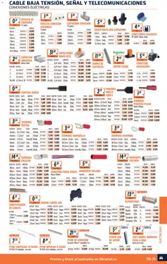 Vista previa Obramat - Reformas Otono Imprenta Almacenes 20 Barcelona 2026 válido desde el 09/10/2026 | Página: 71 | Productos: Horquilla, Cable, Conector, Bolsa