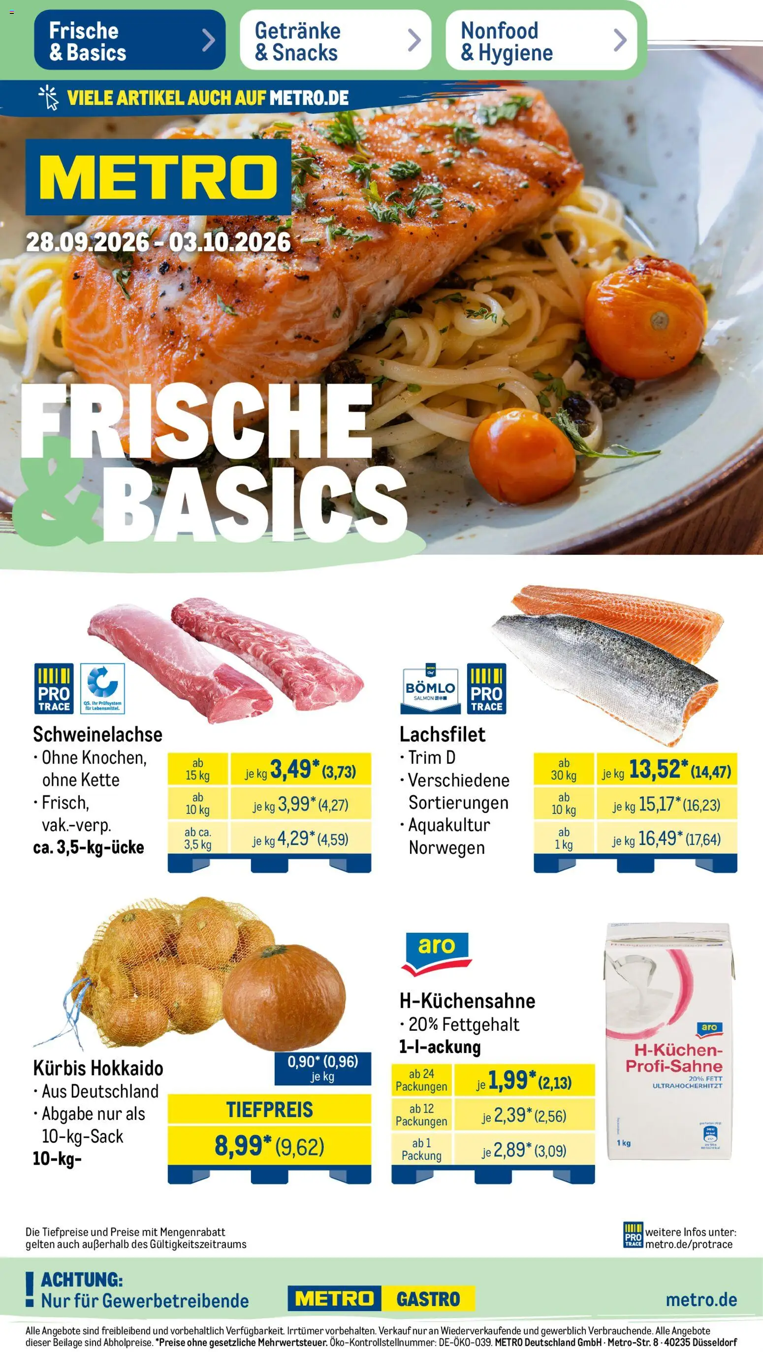 Metro NonFood-Angebote – gültig ab 28.09.2026 | Seite: 29 | Produkte: Kürbis