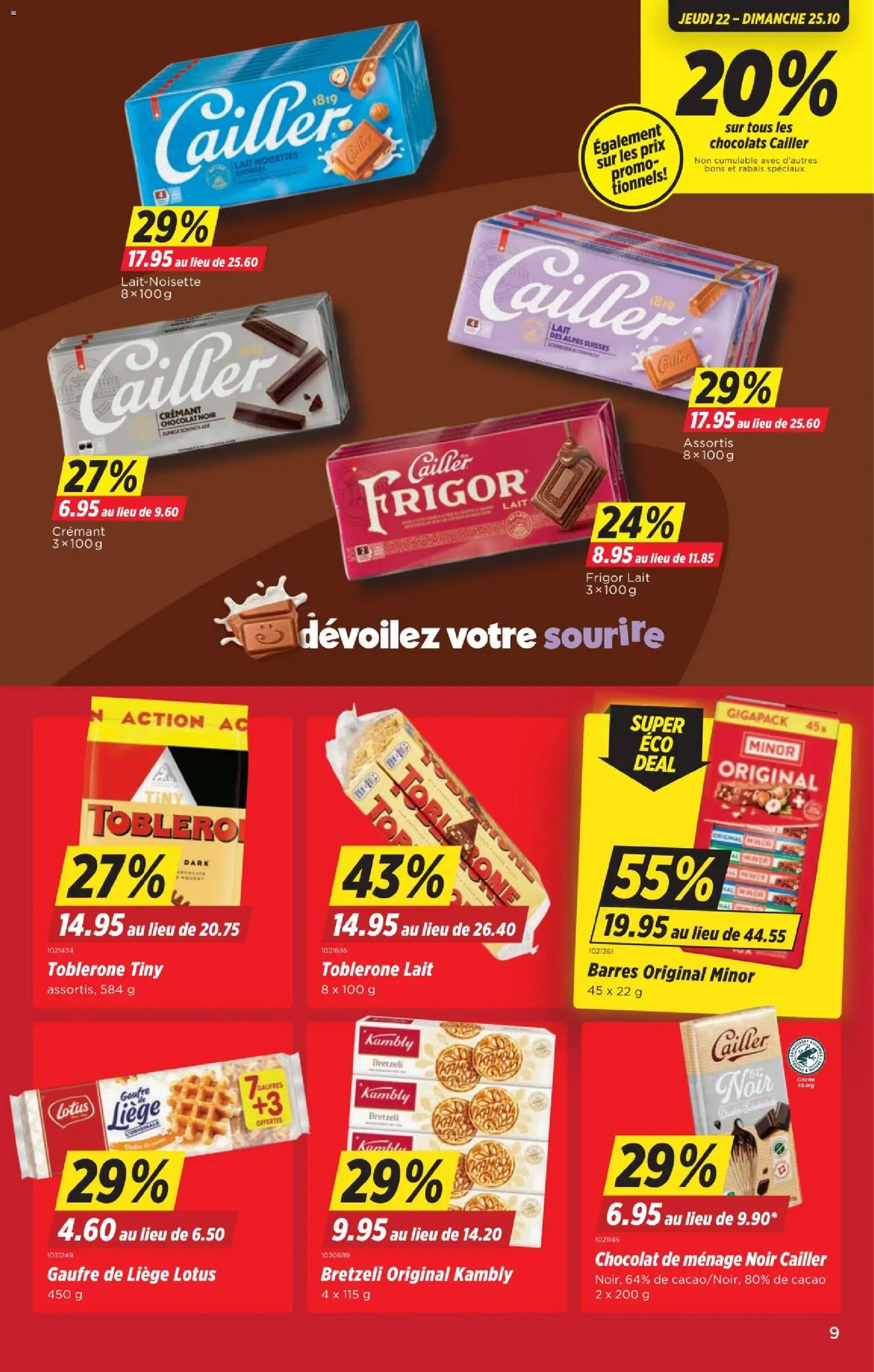 Denner aktionen FR – gültig ab 22.10.2026 | Seite: 9