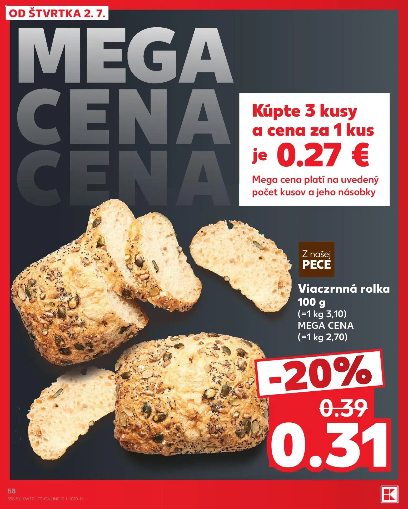 Nové Kaufland akcie – leták je platný od 02.07.2026 | Strana: 58