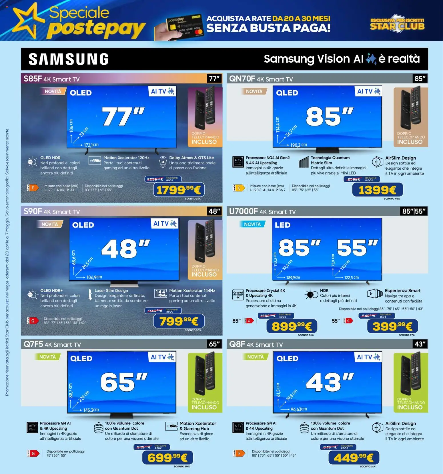Volantino Euronics del 23.04.2026 | Pagina: 15 | Prodotti: Telecomando, smart TV, TV, Gioco