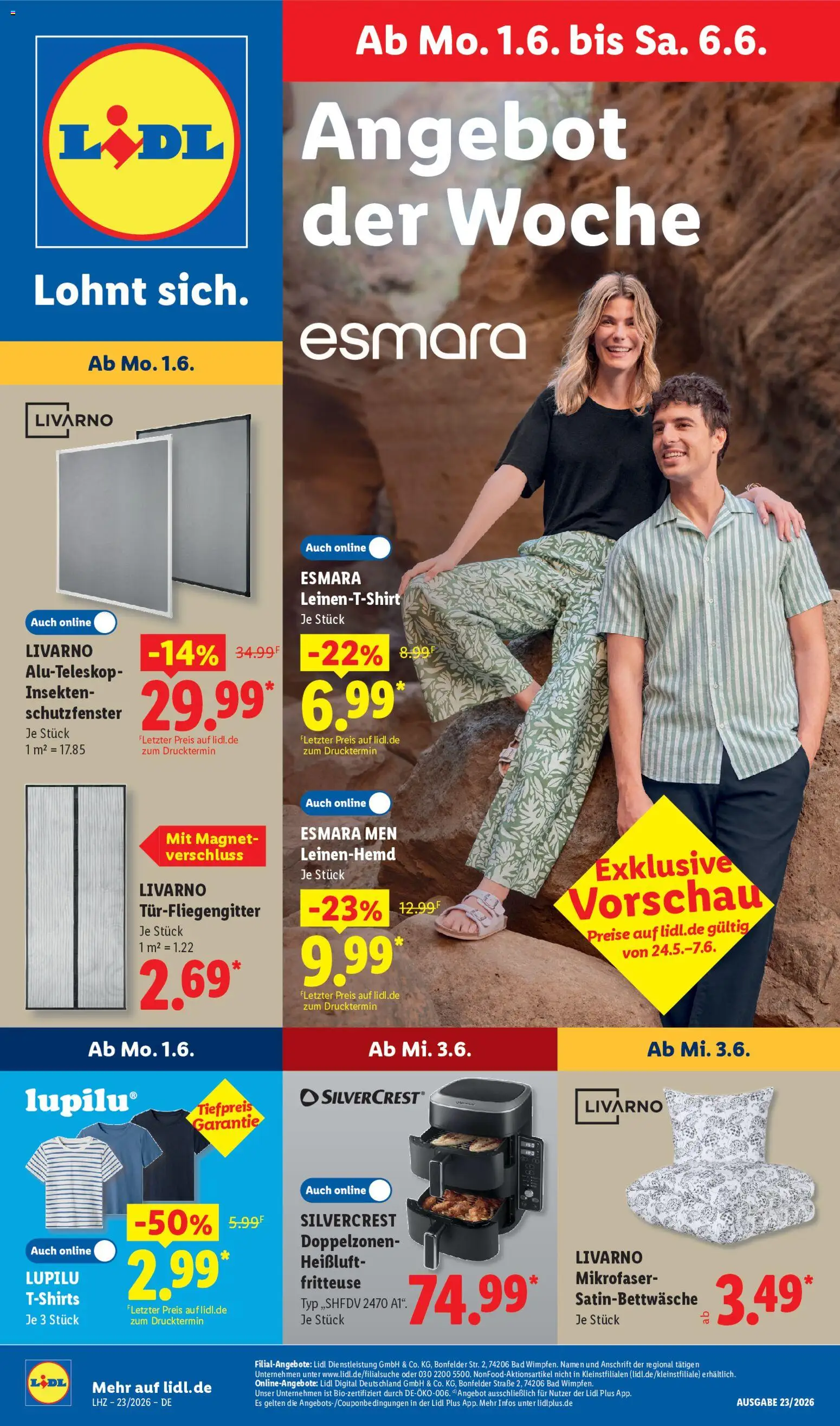 Lidl Německo leták od 01.06.2026 | Strana: 1