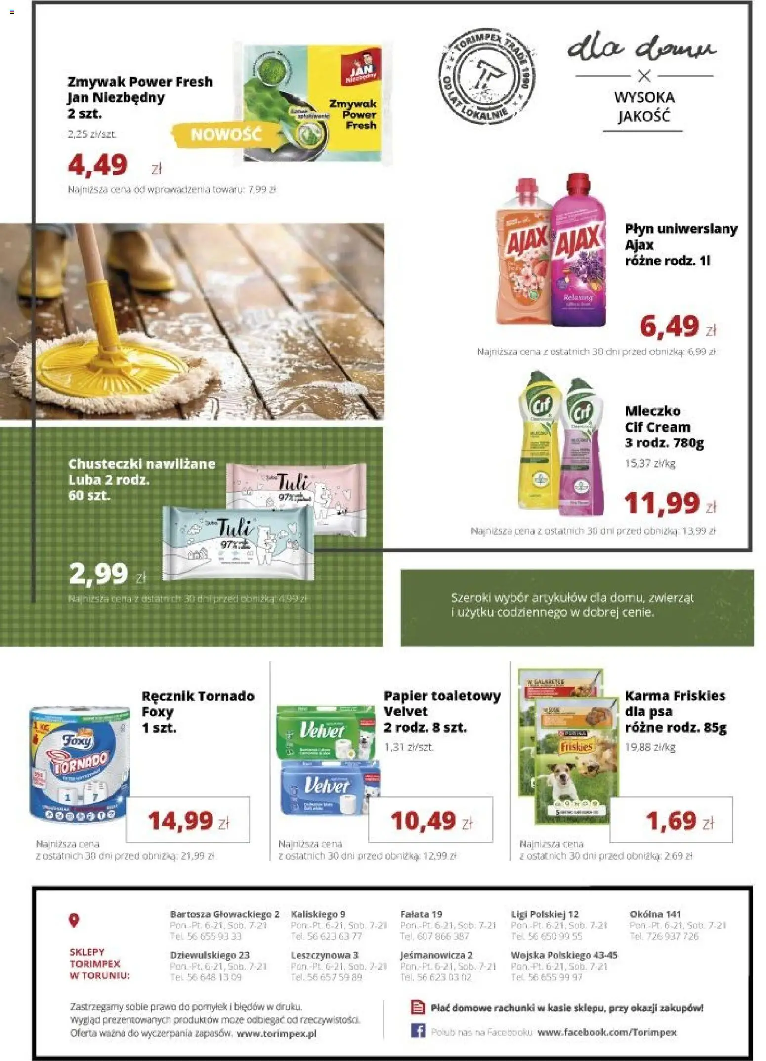 Torimpex gazetka od 15.06.2026 | Strona: 8 | Produkty: Papier toaletowy, Por