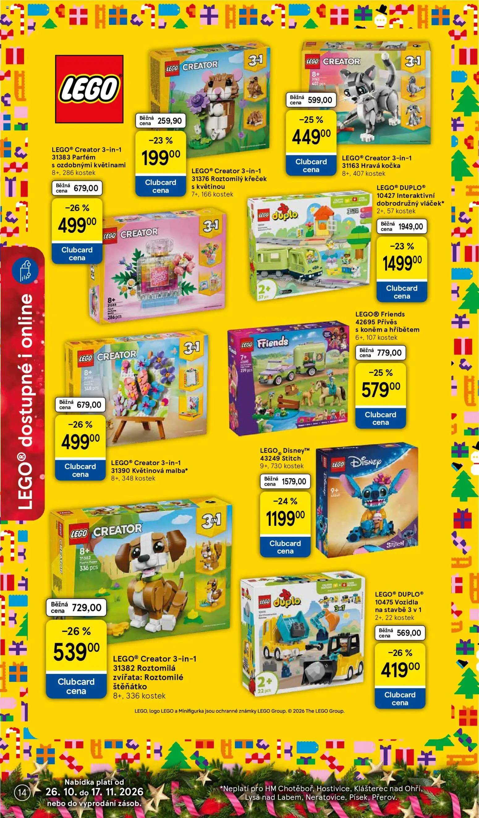 Tesco leták - Vánoční katalog hraček od 26.10.2026 | Strana: 14