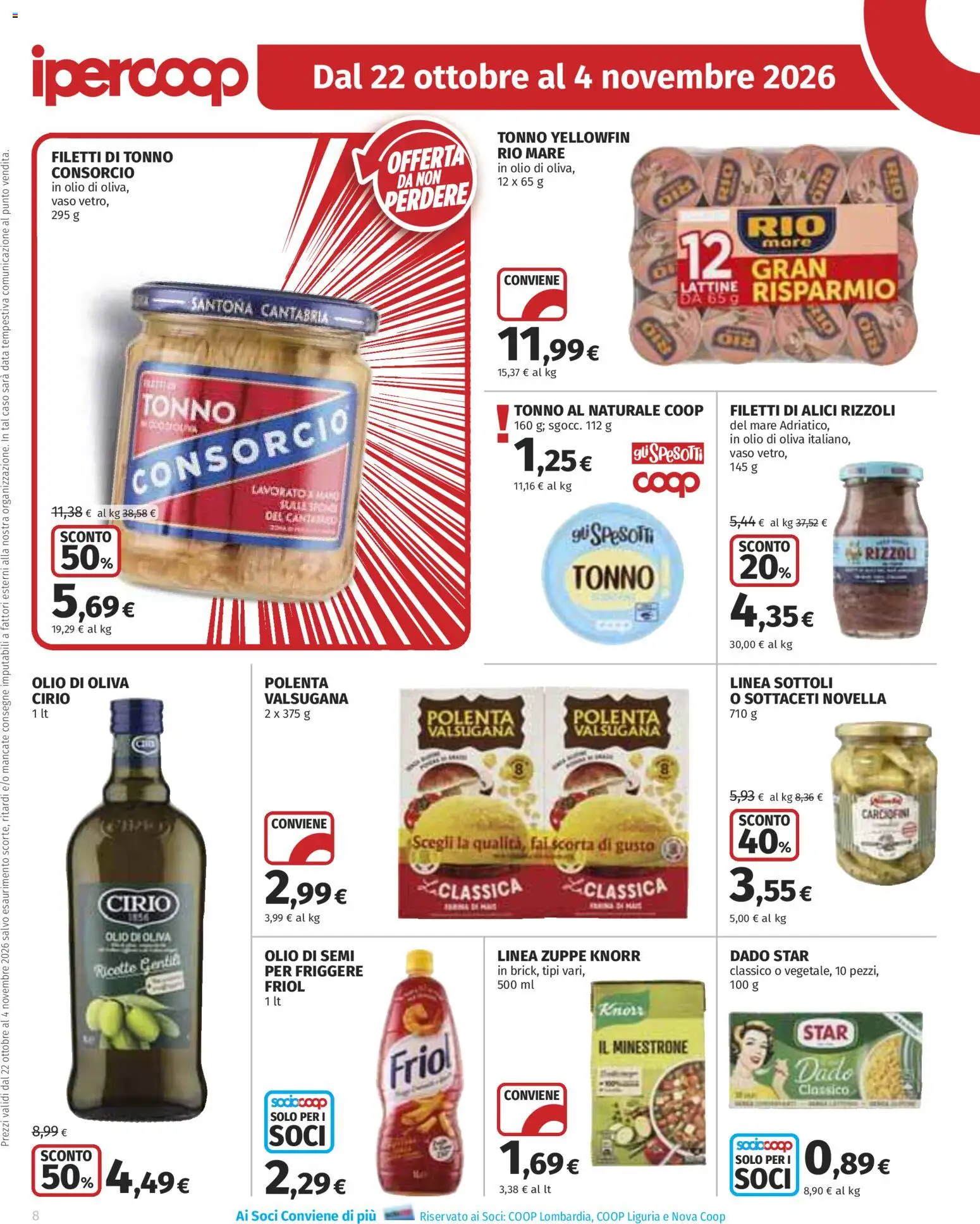 Volantino Ipercoop del 22/10/2026 | Pagina: 8