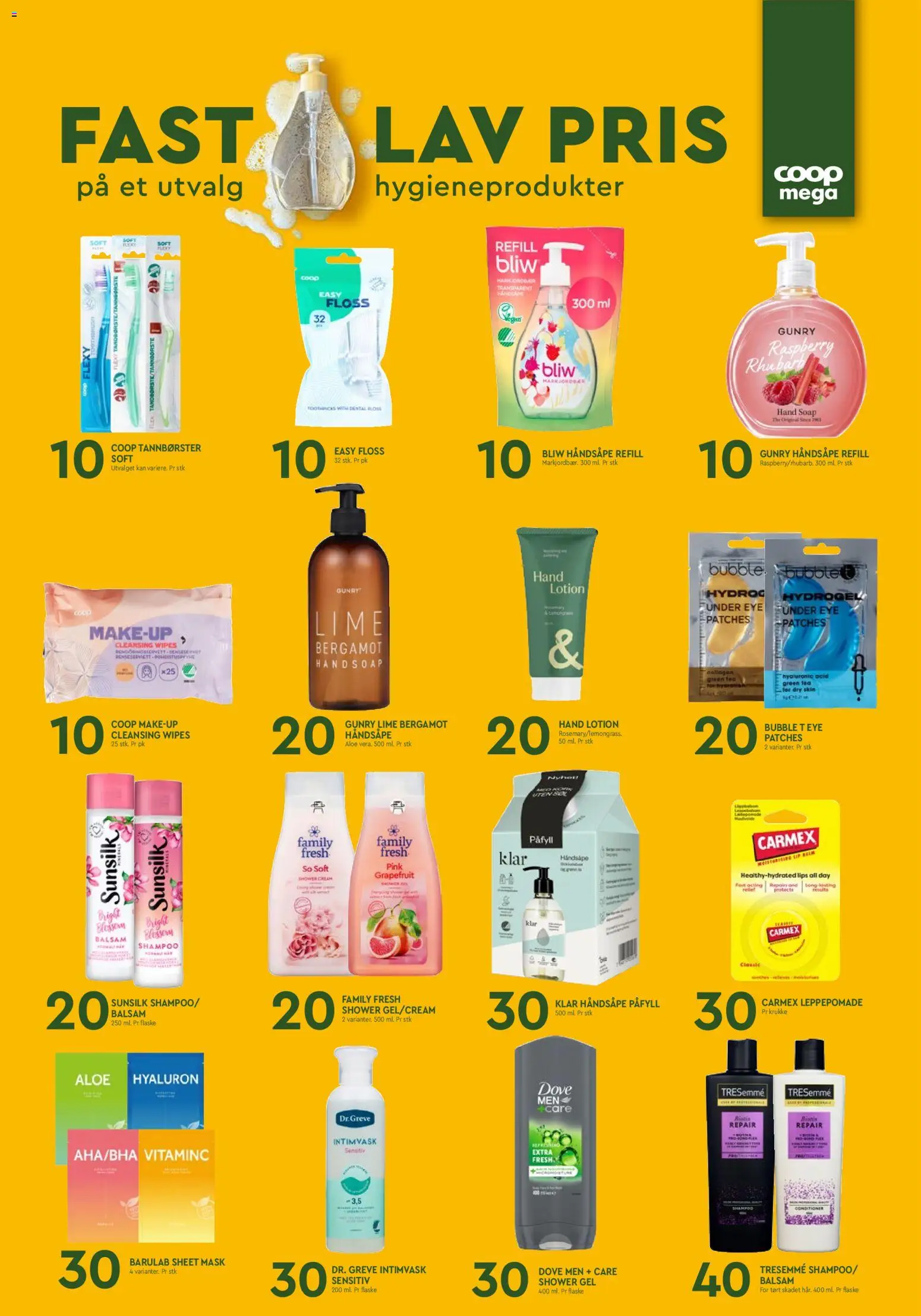 {H1} | Side: 18 | Produkter: Sheet Mask, Håndsåpe, Intimvask, Lime