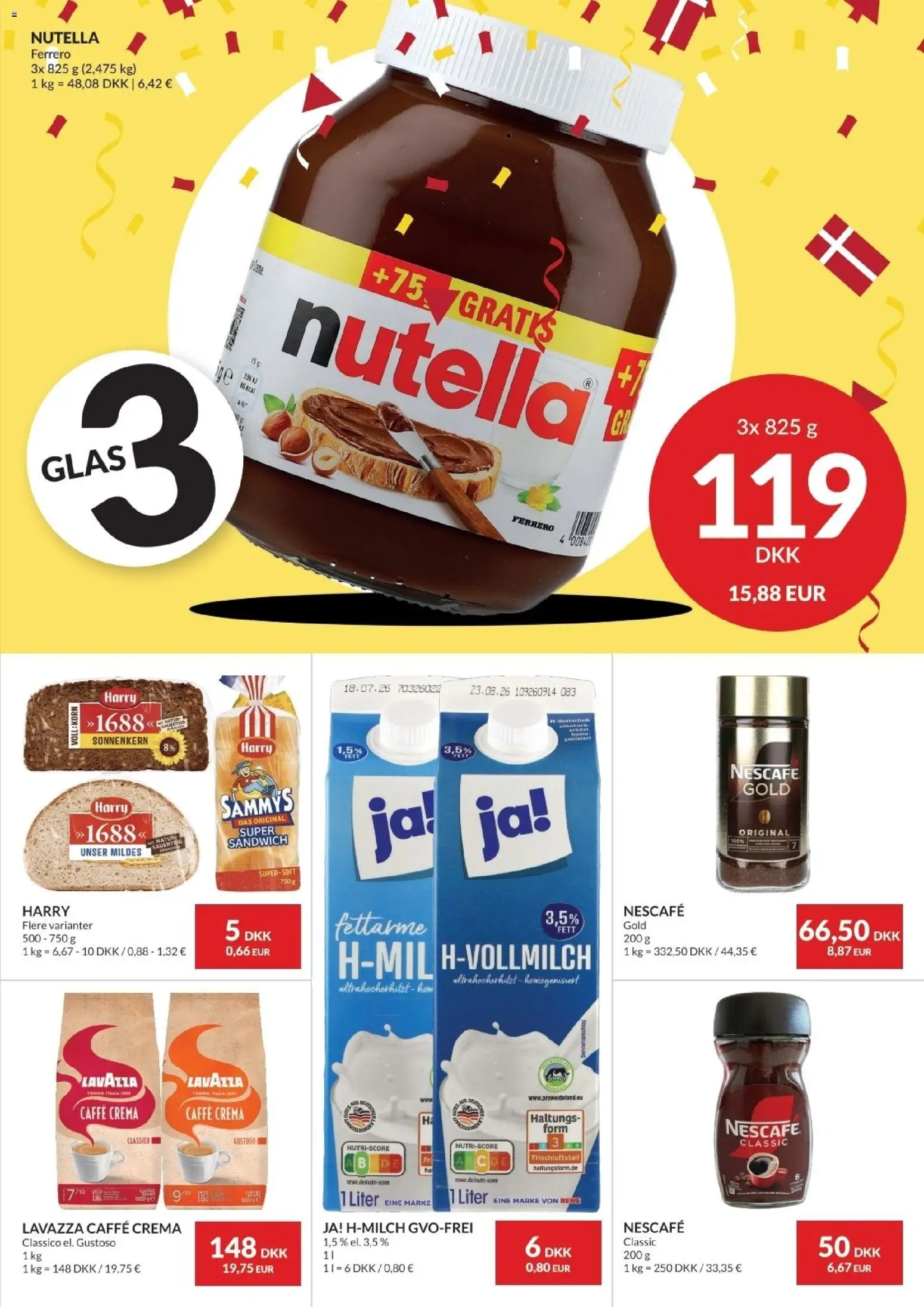 Nielsen Discount tilbudsavis – gyldig fra 27.05.2026 | Side: 3 | Produkter: Korn, Nutella