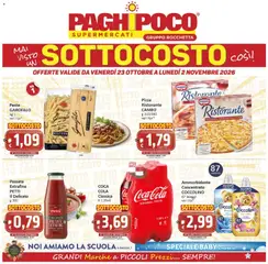 Anteprima del volantino Paghi Poco volantino valido a partire dal 23/10/2026