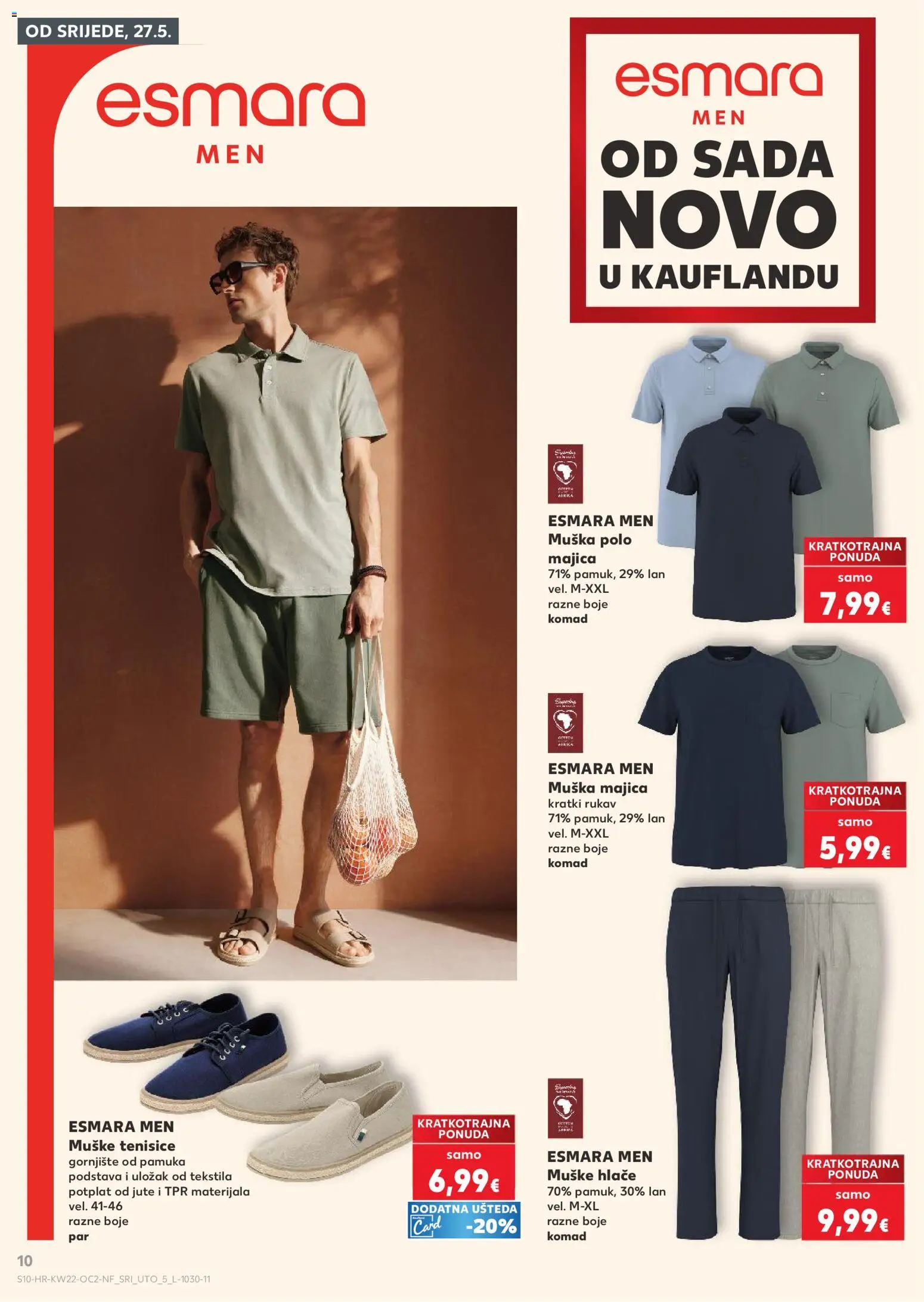 Kaufland katalog | vrijedi od 27.05.2026 | Stranica: 10 | Proizvodi: Majica, Hlače, Tenisice