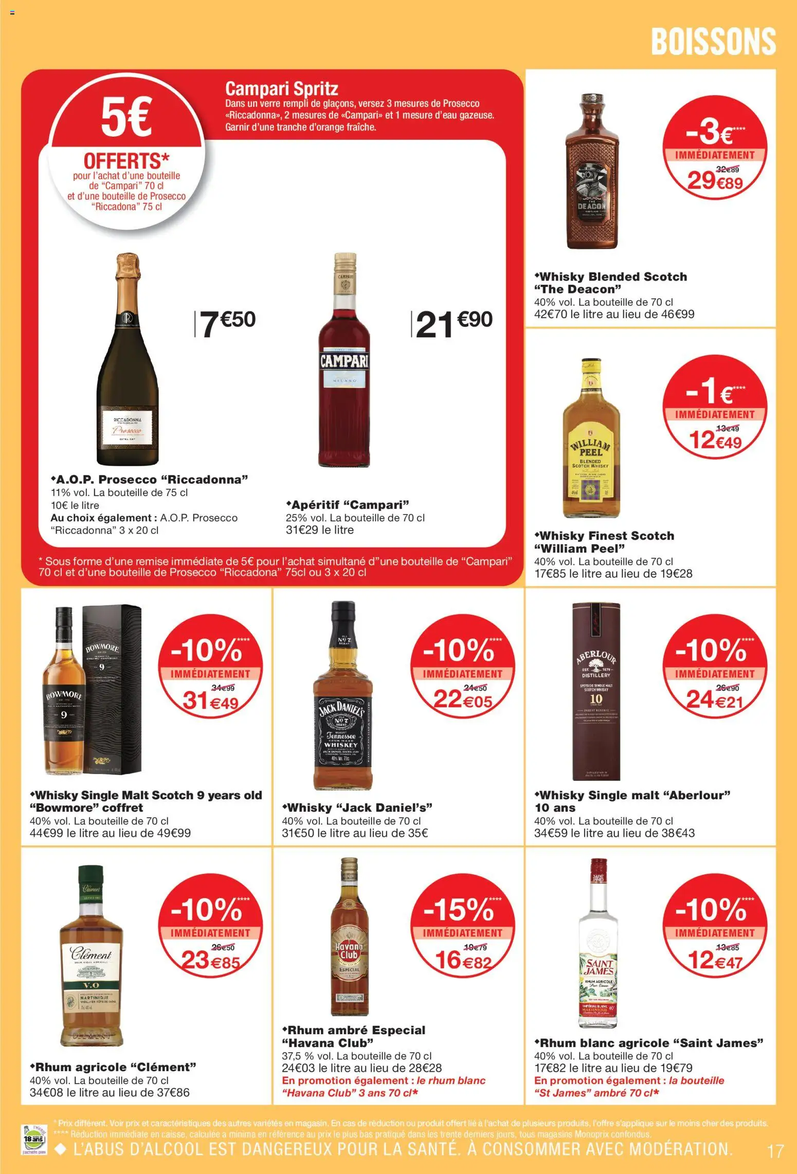 {H1} | Page: 17 | Produits: Boissons, Havana, Bouteille, Thé