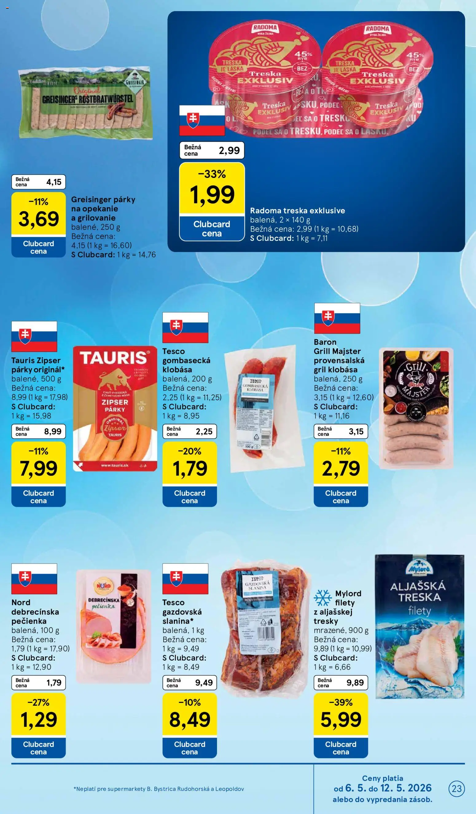 Nové Tesco akcie – leták je platný od 06.05.2026 | Strana: 23