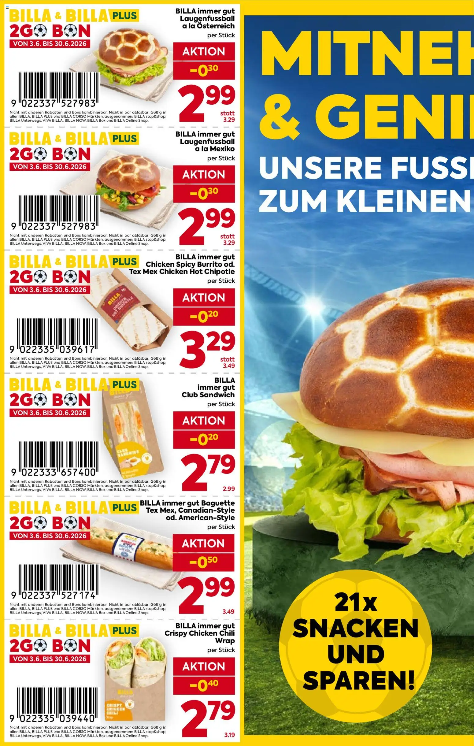 Billa 2Go Bons gültig ab 03.06.2026 | Seite: 2 | Produkte: Chili, Jääkaappipakastin, Box