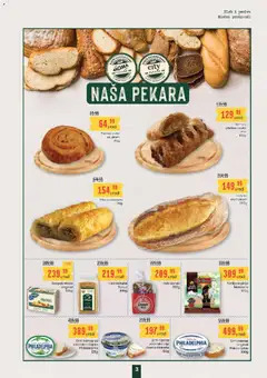 Aroma Market katalog - pregled Aroma Market kataloga - važi od 30.04.2026 | Strana: 3 | Proizvode: Tortilja, Pesto, Philadelphia, Pecivo