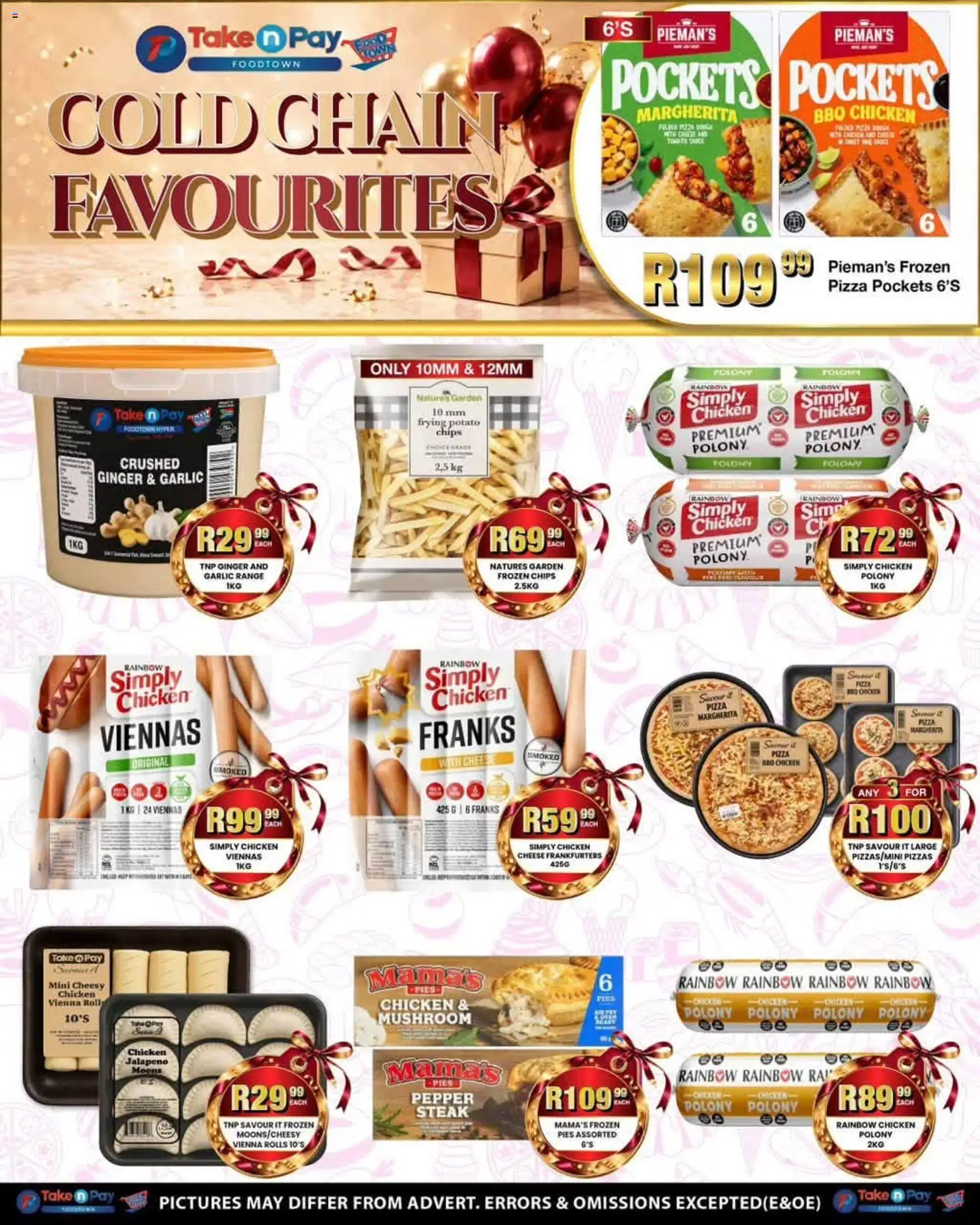 New Take n Pay catalogue – valid from 24/08/2026 | Page: 19 | Products: Cheese, Chicken, Chips, Garlic