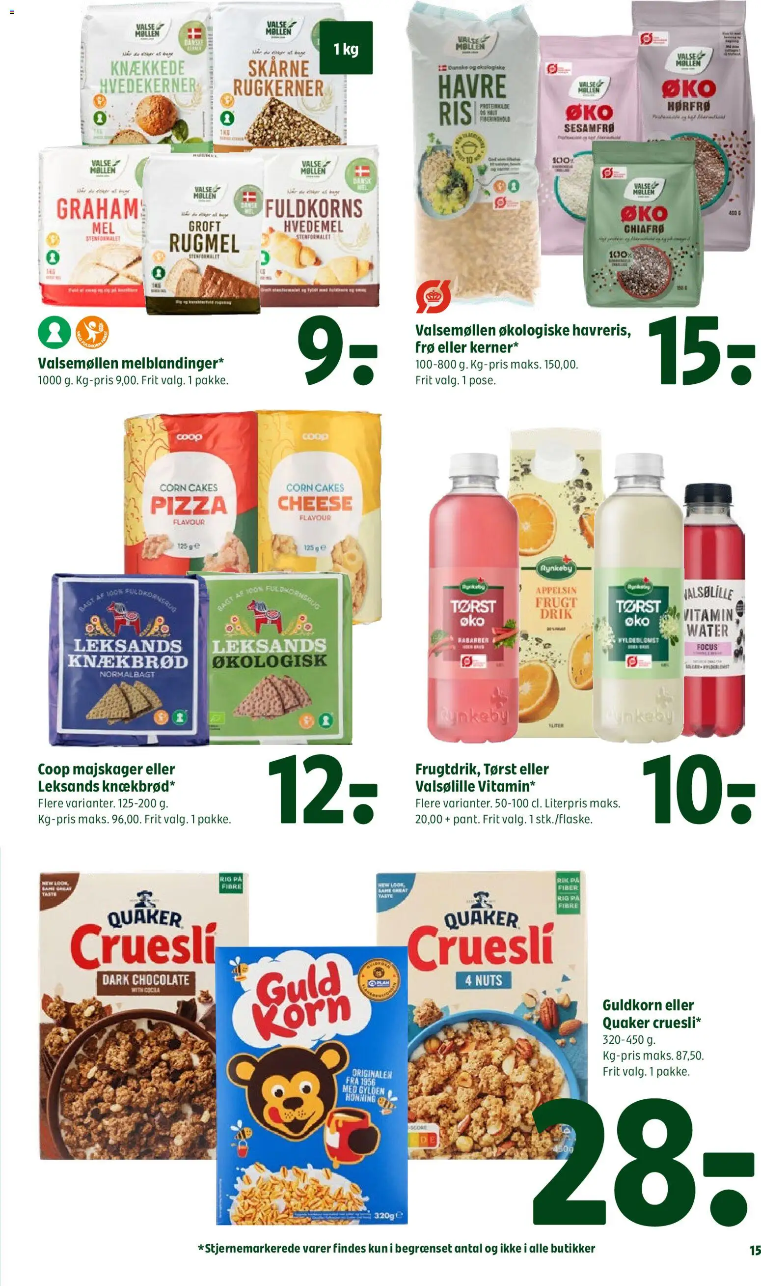 Coop 365 tilbudsavis – gyldig fra 06/08/2026 | Side: 19 | Produkter: Rabarber, Pizza, Majskager, Knækbrød