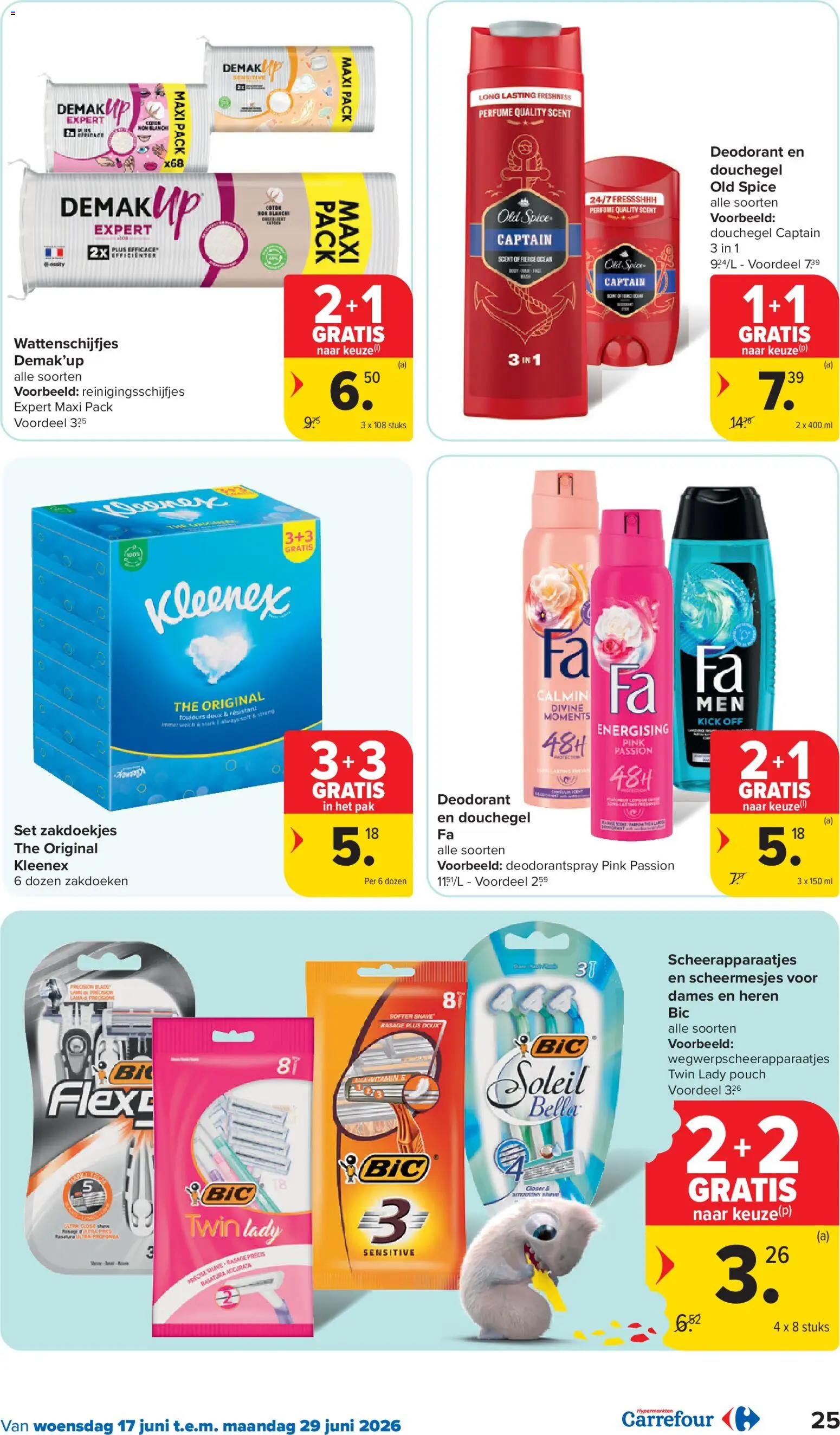 {H1} | Pagina: 25 | Producten: Douchegel, Deodorant