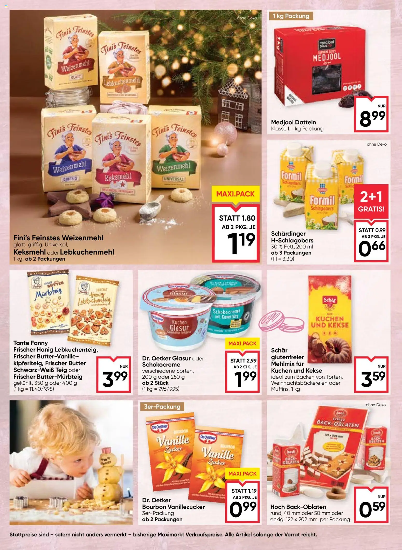 Maximarkt Beilage gültig ab 22.10.2026 | Seite: 10 | Produkte: Zucker, Vanille, Butter, Bourbon