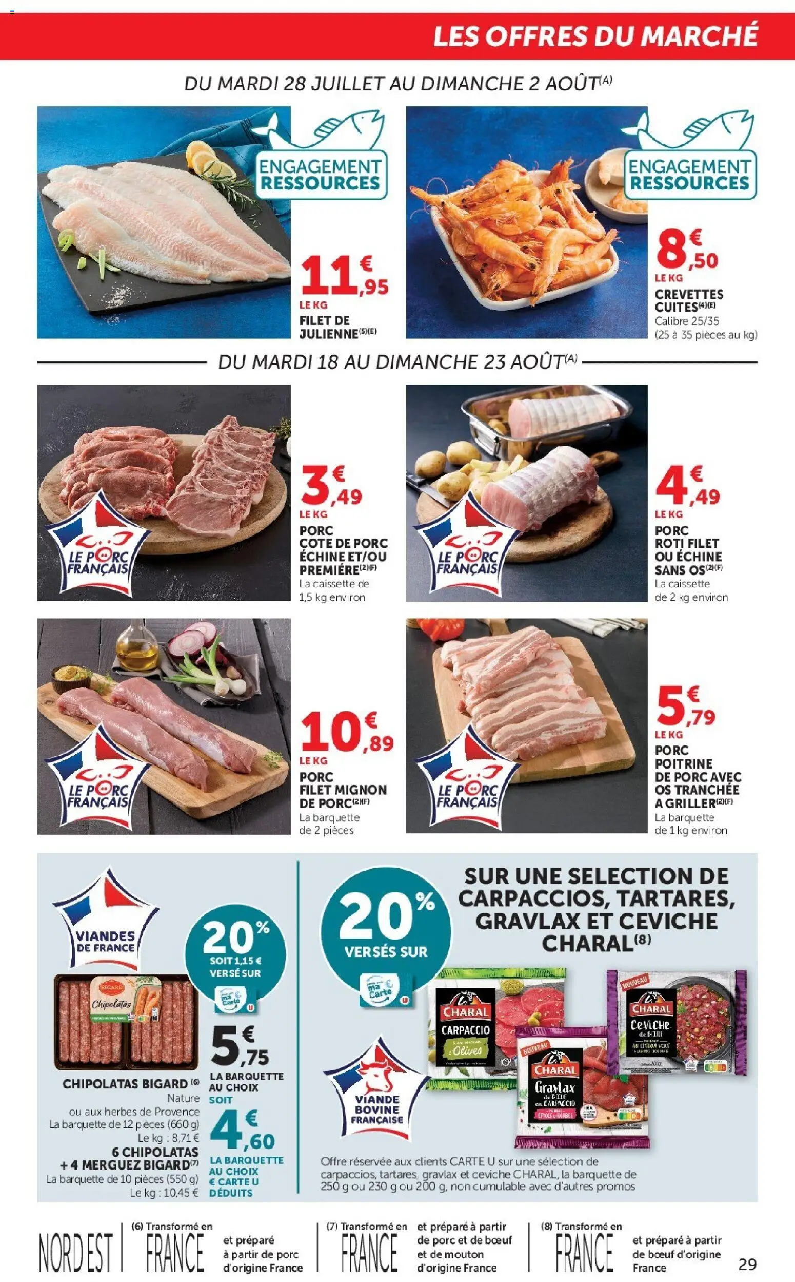 {H1} | Page: 29 | Produits: Olives, Filet mignon, Porc, Porc filet mignon