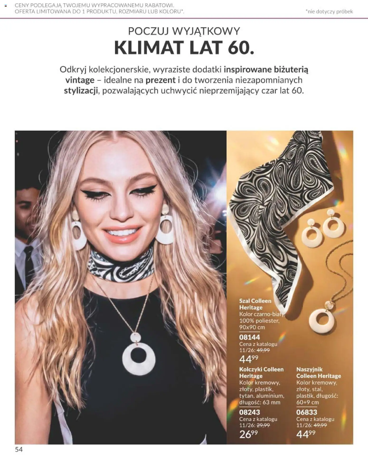 Avon Katalog Focus 10 2026 od 30.09.2026 | Strona: 54 | Produkty: Naszyjnik, Szal