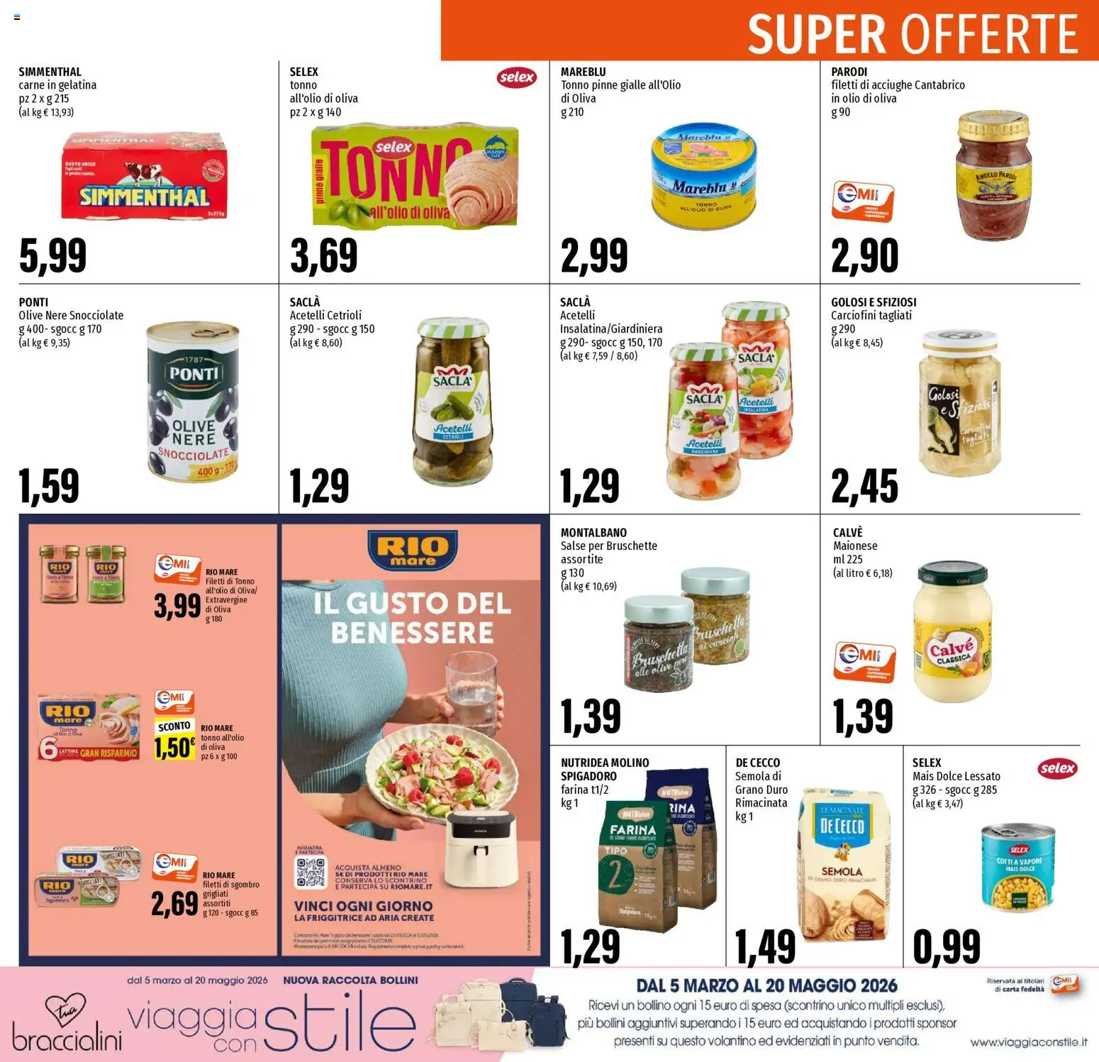 Volantino EMI del 07.05.2026 | Pagina: 10 | Prodotti: Cetrioli, Olio, Pinne, Acciughe