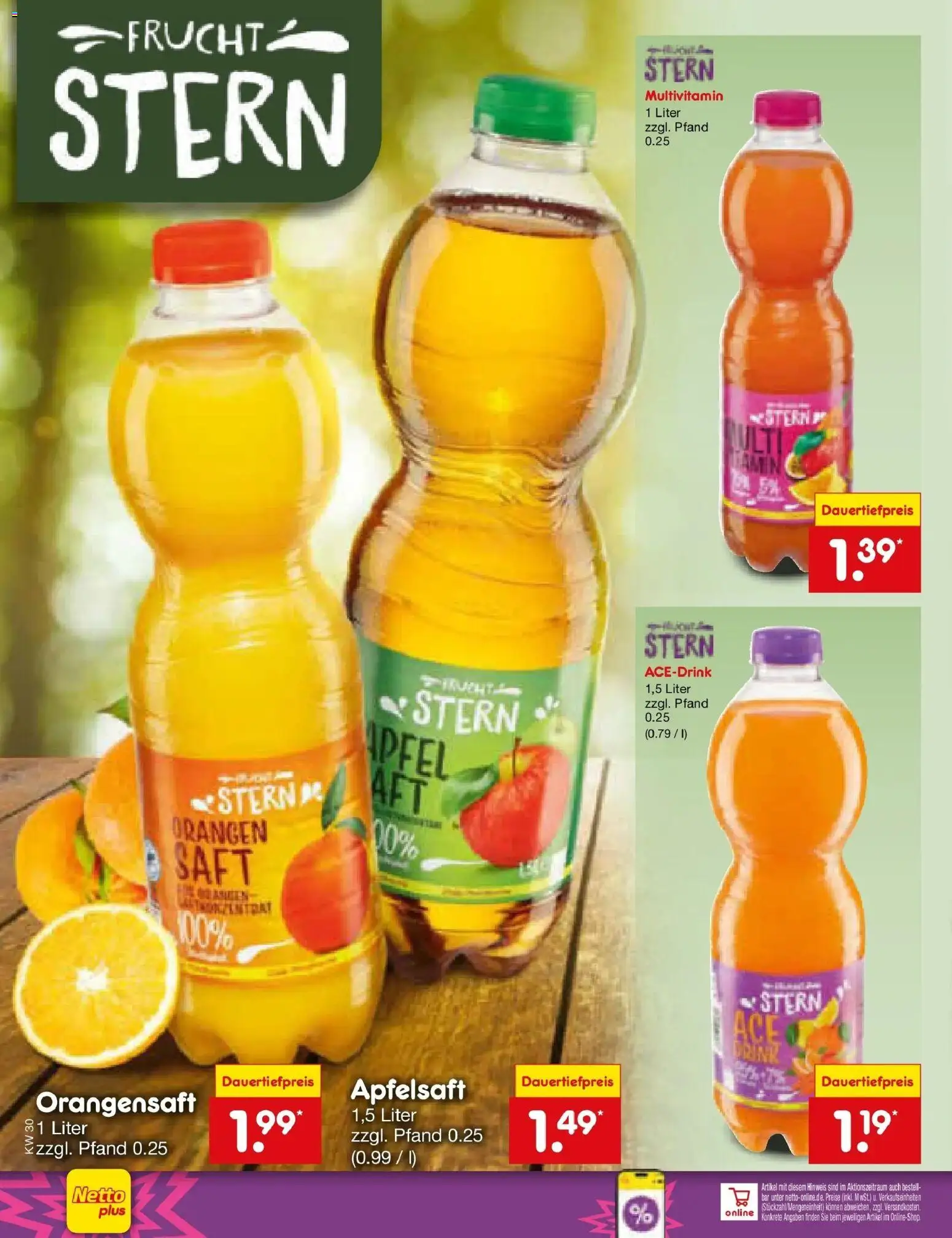 Netto Marken-Discount Prospekt Machern – gültig ab 20.07.2026 | Seite: 32 | Produkte: Orangen, Orangensaft, Apfelsaft, Saft