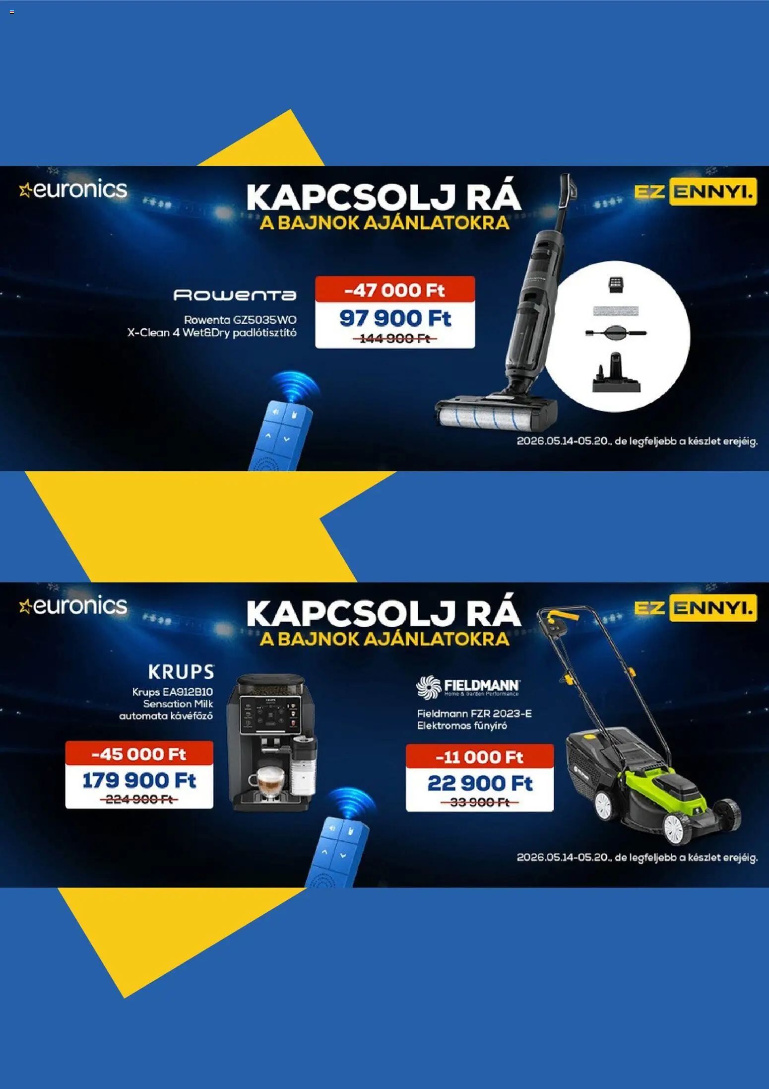 Euronics akciós ujság - amely érvényes a következő dátumtól: 14.05.2026 | Oldal: 3
