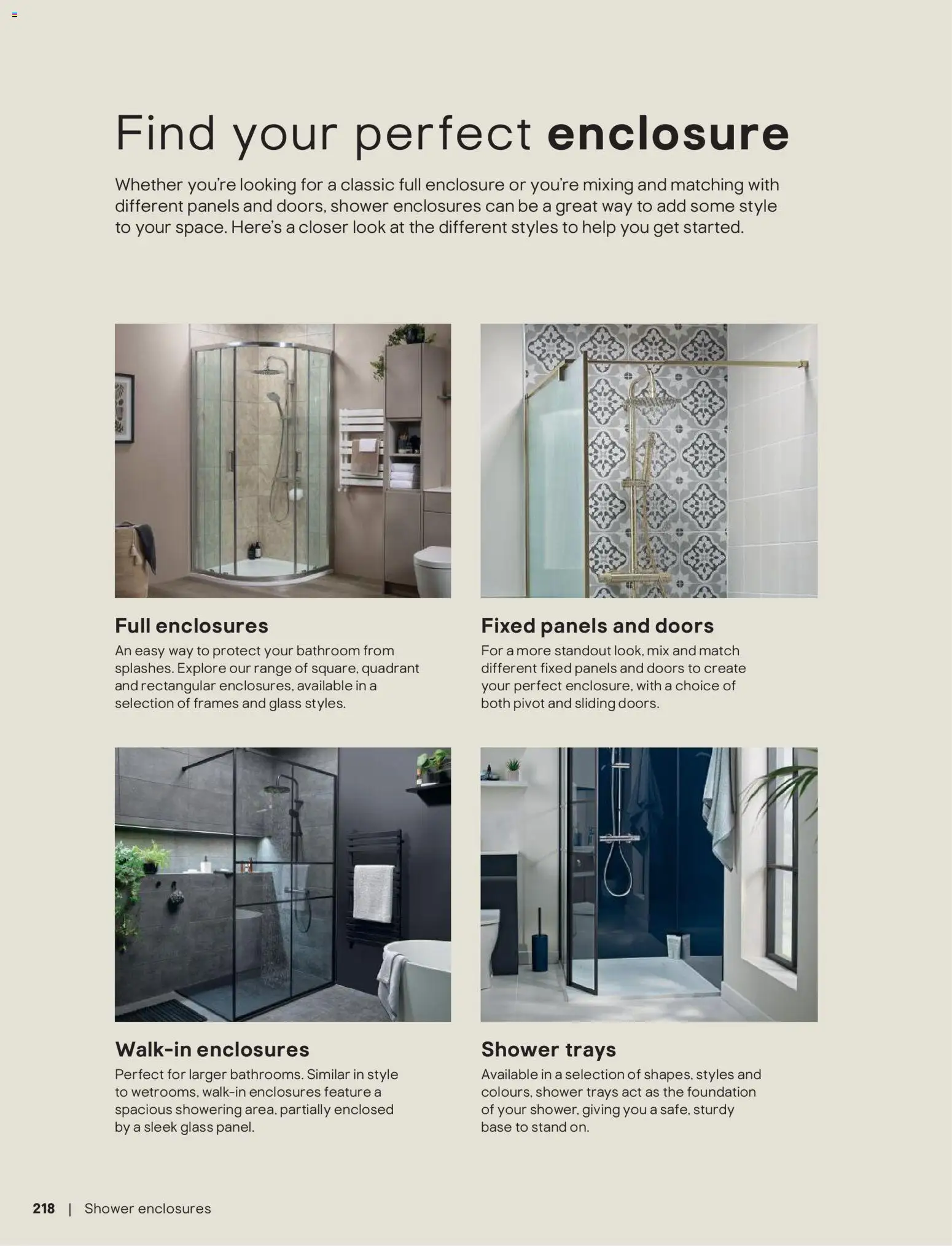 {H1} | Page: 219 | Products: Shower, Doors